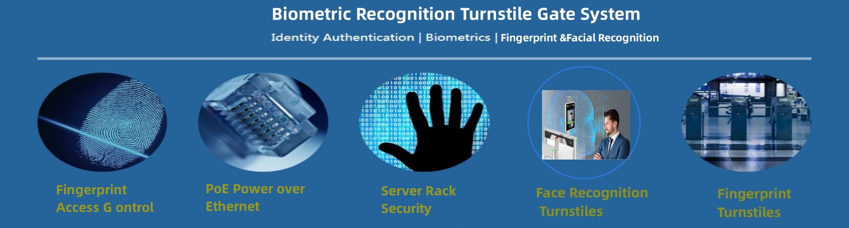 生物识别人行道闸